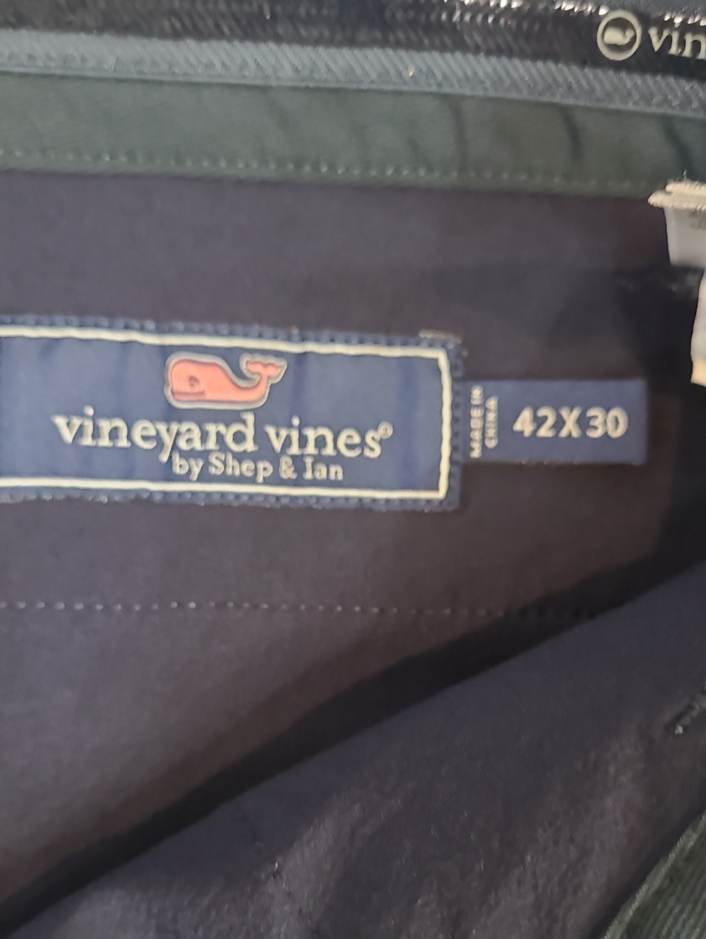 Vineyard Vines By Shep & Ian Men's Navy Dress Pants Size 42×30 - Picture 5 of 11